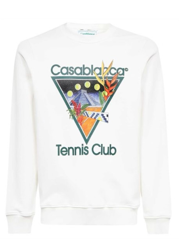 Casablanca Sweater Tennis Club Off-White