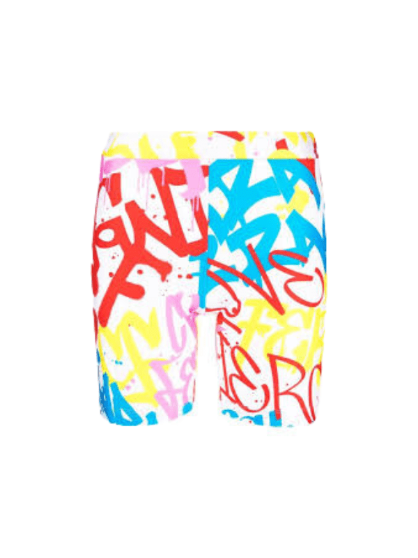 Chiara Ferragni Shorts Ladies Graphic Print Multi Colour