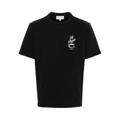 Cafe Kitsune T-Shirt Coffee Cup Relax Black