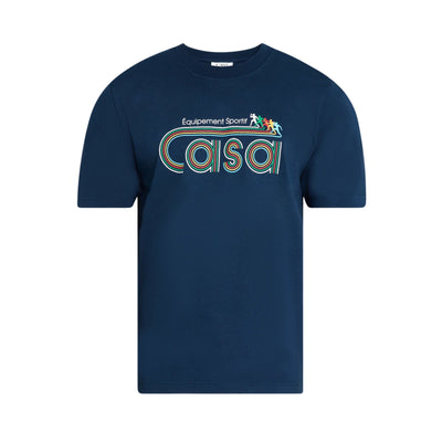 Casablanca T-Shirt Equipment Sportif Navy